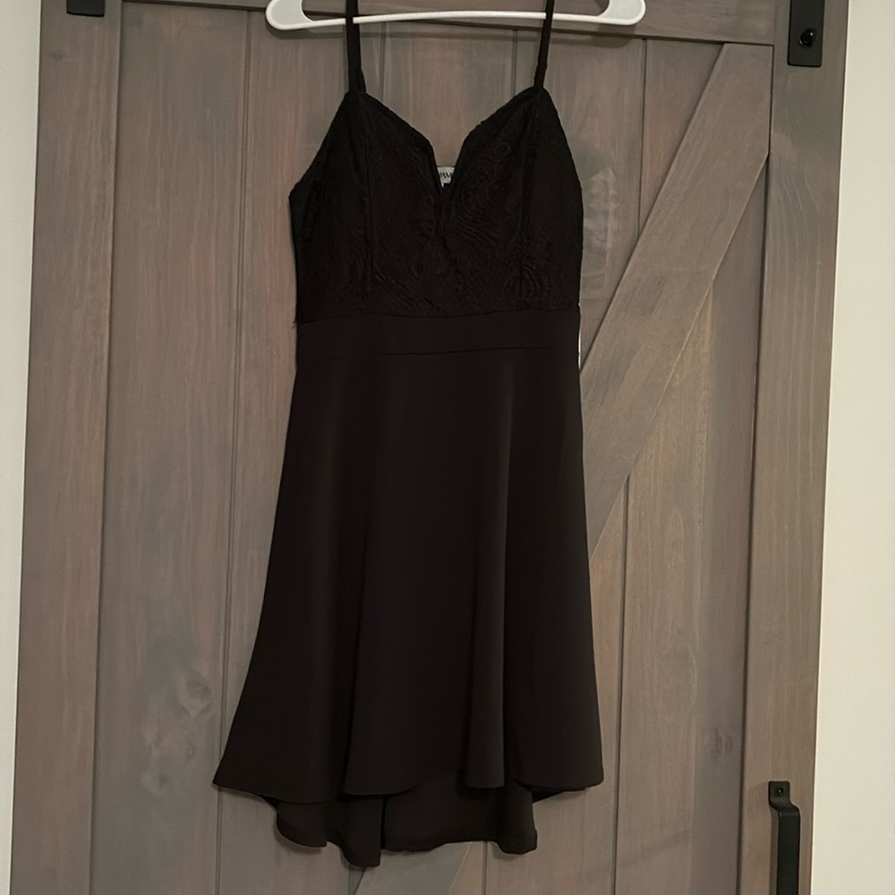 NWT little black dress 
Lace back size Large